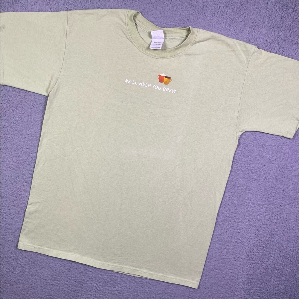 Vintage y2k Starbucks We'll help‎ you Brew T-shirt